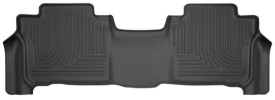 Husky Liners 13-16 Lexus LX570 / 13-16 Toyota Land Cruiser WeatherBeater 2nd Row Black Floor Liners