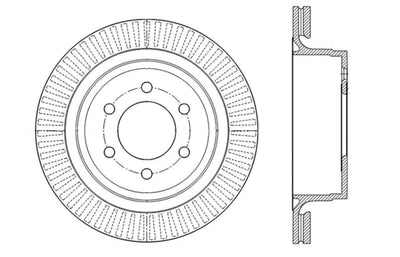 StopTech Slotted & Drilled Sport Brake Rotor