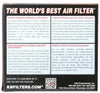 K&N Universal Rubber Filter 2-1/16in FLG 3-1/2in OD 4in H