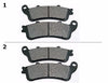 FA261 2 SETS FRONT BRAKE PAD FITS: 2010-2012 VICTORY Arlen Ness Victory Vision