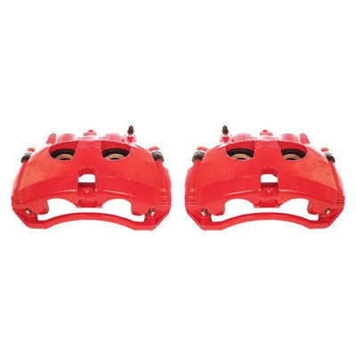 Power Stop 09-10 Dodge Ram 2500 Front Red Calipers w/Brackets - Pair