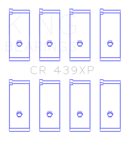 King Acura B17A1/B18A1/B18B1 (Size STD) Performance Rod Bearing Set