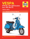 1978-2014 SCOOTERS Vespa P/PX 125, 150 & 200 Scooters Haynes Manual