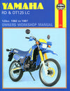 1982-1987 YAMAHA RD & DT125LC Haynes Manual