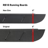 Go Rhino RB10 Slim Running Boards - Tex Black - 73in