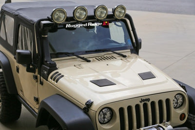 Rugged Ridge Performance Vented Hood 07-18 Jeep Wrangler JK