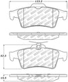 StopTech Street Select Brake Pads - Rear