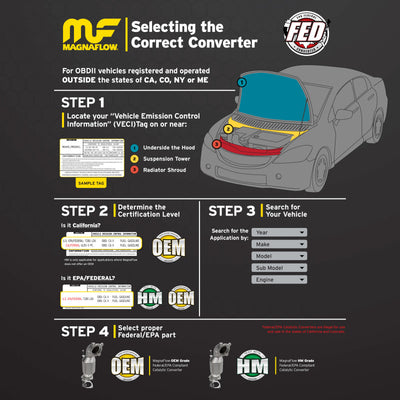 MagnaFlow Conv DF 05- SRT-8 6.1L OFF ROAD