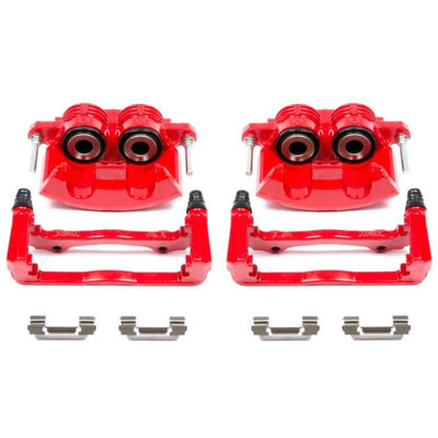 Power Stop 98-02 Chevrolet Camaro Front Red Calipers w/Brackets - Pair