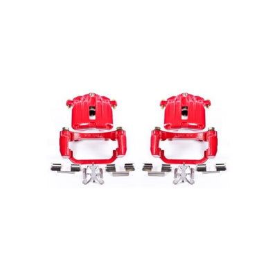 Power Stop 04-05 Cadillac DeVille Rear Red Calipers w/Brackets - Pair