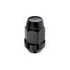 McGard Hex Lug Nut (Cone Seat Bulge Style) M12X1.5 / 3/4 Hex / 1.45in. Length (4-Pack) - Black