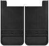 Husky Liners Universal 12in Wide Black Rubber Rear Mud Flaps w/o Weight