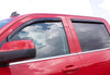 AVS 16-18 Nissan Titan XD Crew Cab Ventvisor In-Channel Front & Rear Window Deflectors 4pc - Smoke