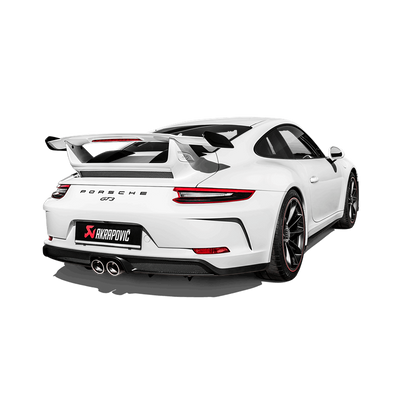 Akrapovic 2018 Porsche 911 GT3 (991.2) Slip-On Race Line (Titanium) w/Titanium Tail Pipe Set