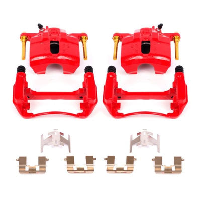 Power Stop 97-99 Acura CL Front Red Calipers w/Brackets - Pair