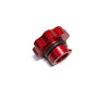 Fleece Performance 01-16 GM 2500/3500 Duramax Billet Oil Cap Cover - Red
