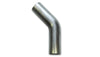 Vibrant 3in O.D. T304 SS 45 deg Mandrel Bend 6in x 6in leg lengths (5in Centerline Radius)