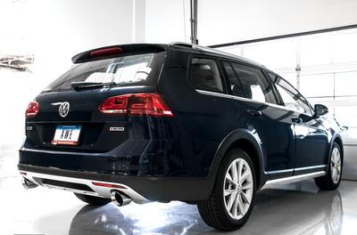 AWE Tuning VW MK7 Golf Alltrack/Sportwagen 4Motion Touring Edition Exhaust - Polished Silver Tips