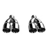 QTP 15-18 Dodge Challenger 6.2L/6.4L 304SS Screamer Exhaust 3in Quad Tip Adapter