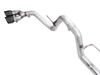 AWE 0FG 21+ Ford F150 Dual Side Exit Cat-Back Exhaust - 4.5in Diamond Black Tips