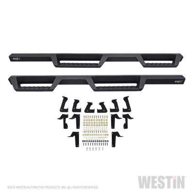 Westin 18-20 Jeep Wrangler JL Unlimited 4DR HDX Drop Nerf Step Bars - Textured Black