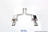 Revel Medallion Touring-S Catback Exhaust - Dual Muffler / Quad Tip / Rear Section 16-17 Lexus GS F