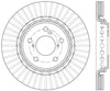 Stoptech 17-18 Acura MDX 3.5L Premium High Carbon Cryo Front Brake Rotor