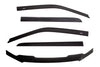 AVS 07-18 Jeep Wrangler Unlimited Ventvisor & Aeroskin Deflector Combo Kit - Matte Black