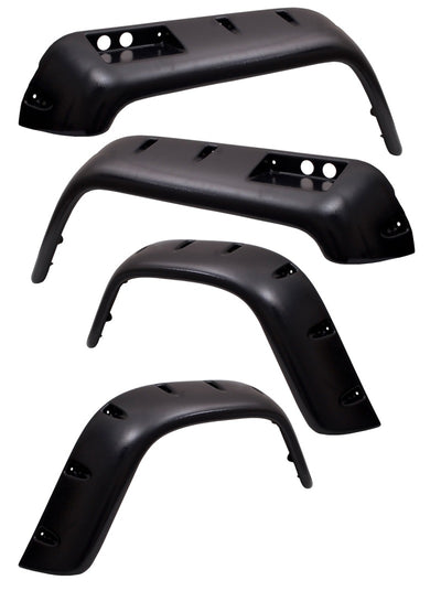 Rugged Ridge 6-Pc Fender Flare Kit 4.75-In 76-86 Jeep CJ