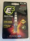 E3 Spark Plug E3.36 Replaces (NGK DPR7EA9, DPR8EA9, DR7EA, DR8EIX, DR8ES)