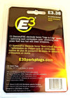 Snowmob E3 Spark Plugs E3.38 Replaces (NGK CR7E, CR8E, CR9E CHAMPION G57C, G59C)