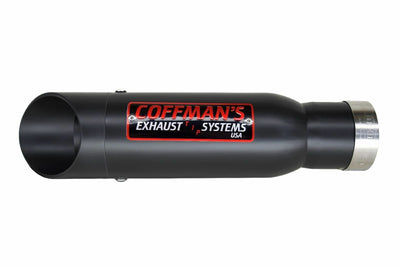 a black exhaust system on a white background