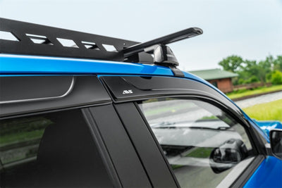 AVS 2019 Chevrolet Silverado 1500 Ext Cab Ventvisor Low Profile Window Deflectors 4pc - Matte Black
