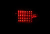 ANZO 2003-2005 Honda Accord LED Taillights Black