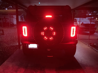 Oracle LED Illuminated Wheel Ring 3rd Brake Light - Red