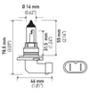 Hella 9006 12V 55W Xen White Bulb (Pair)