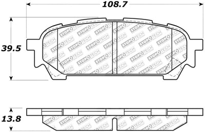 StopTech Street Select Brake Pads - Front