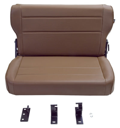 Rugged Ridge Fold & Tumble Rear Seat Spice 76-95 Jeep CJ / Jeep Wrangler