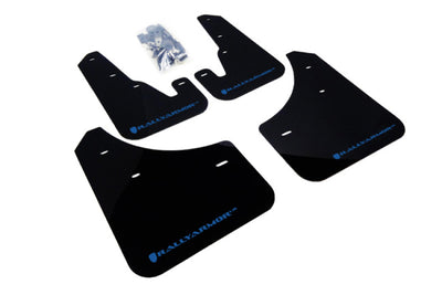 Rally Armor 04-09 Mazda3/Speed3 Black UR Mud Flap w/ Blue Logo