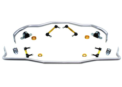 Whiteline 15-18 Ford Mustang GT/GT Premium/EcoBoost/EcoBoost Premium Front & Rear Sway Bar Kit