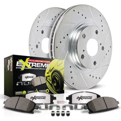 Power Stop 04-09 Cadillac XLR Rear Z26 Street Warrior Brake Kit