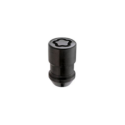 McGard Wheel Lock Nut Set - 4pk. (Cone Seat) 1/2-20 / 3/4 & 13/16 Dual Hex / 1.46in. Length - Black