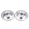 Power Stop 91-95 Toyota MR2 Rear Evolution Drilled & Slotted Rotors - Pair