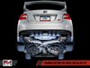 AWE Tuning Subaru STI VA / WRX GV / STI GV Sedan Touring Edition Exhaust - Chrome Silver Tip (102mm)