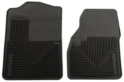 Husky Liners 94-01 Dodge Ram 1500/2500/3500/80-96 Ford Bronco Heavy Duty Black Front Floor Mats