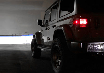 Oracle Jeep JL/Gladiator JT Oculus Switchback Bi-LED Projector Headlights - Amber/White Switchback