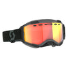 SCOTT Fury Snow Cross Goggles Black/Enhancer Red Chrome