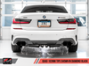 AWE Tuning 2019+ BMW M340i (G20) Track Edition Exhaust - Quad Diamond Black Tips