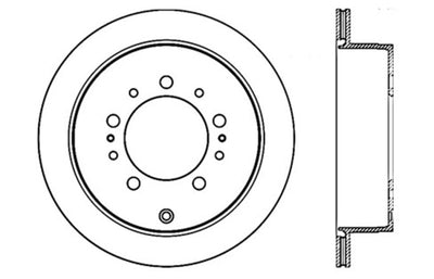 StopTech Slotted & Drilled Sport Brake Rotor