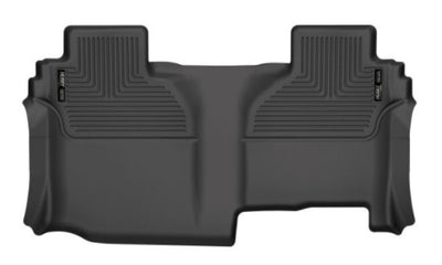 Husky Liners 19-21 Silverado/Sierra 1500/2500/3500 Double Cab X-ACT 2nd Seat Floor Liner - BLK